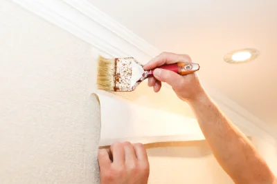 Pose de papier peint à Presles — revêtements muraux et toiles de verre